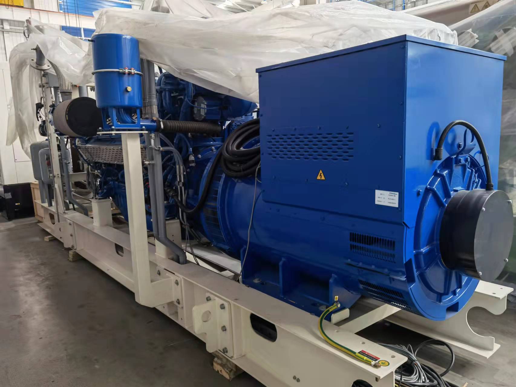 CHP MWM  gas  open type generator set on stock