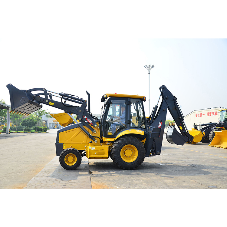 XC870K 2.5Ton New Backhoe China Loader Mini Tractor with Front End Loader and Backhoe for Sale