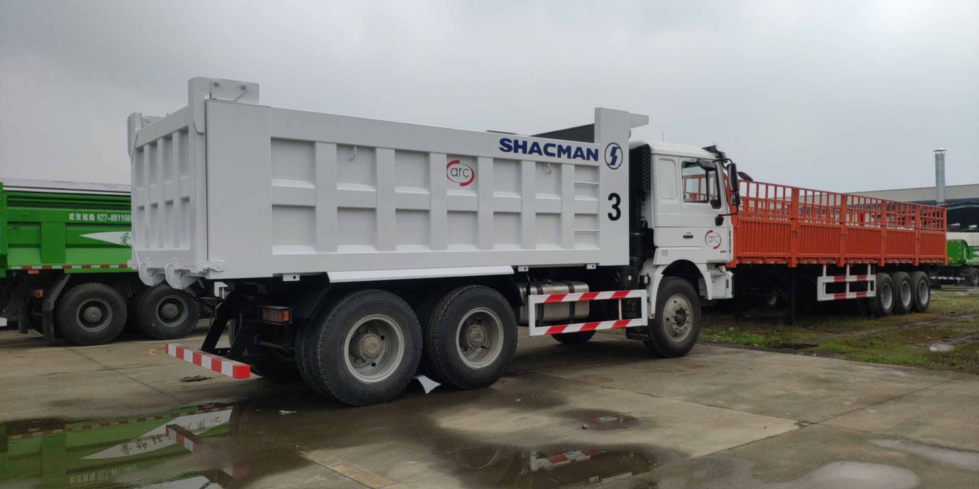 F3000 SHACMAN SINOTRUCK 30T Dump Truck 336HP 6*4 6 Wheels Dumper RHD LHD