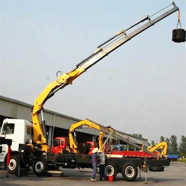 SQ16ZK4Q 16 ton knuckle boom truck mounted crane