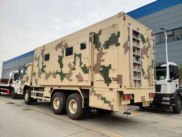 HOWO 6X6 Operational Command Vehicle Military Vehicle Battle Command Vehicle Arab Military Procurement